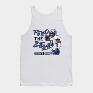 Ezekiel Elliott Dallas Feed the Zeke Tank Top